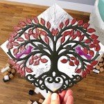 Tree of Life Epoxy Resin Silicone Mold 8.1