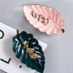 Leaf-Shaped Silicone Resin Tray Mold for Crafts