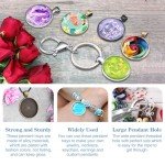 210Pcs Pendant Tray Kit for Resin Art Jewelry