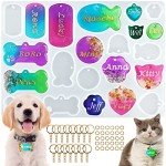 Silicone Pet Tag Resin Mold for DIY Crafts