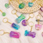 Silicone Pet Tag Resin Mold for DIY Crafts