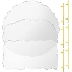 Resin Tray Molds with Gold Handles Set