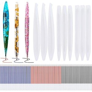 9-Piece Pen Resin Mold Set with Ink Refills