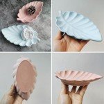 Leaf-Shaped Silicone Resin Tray Mold for Crafts