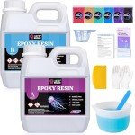 80oz Crystal Clear Epoxy Resin Kit with Mica