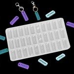 Motivational Resin Mold for Charms and Jewelry