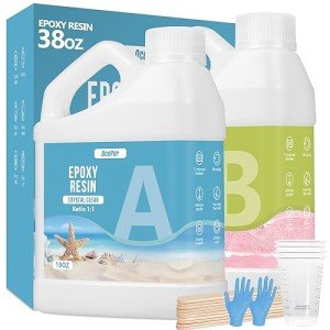 OcePor 38OZ Crystal Clear Epoxy Resin Kit