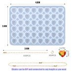 Heart-Shaped Letter Resin Molds for Custom Charms