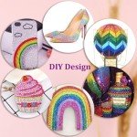 6600 Pcs Mixed-Color Rhinestones with Glue & Tweezers