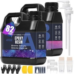 Crystal Clear Epoxy Resin Kit - 82OZ