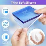 18-Piece Thick Resin Coaster Molds Set