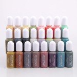 24-Color Morandi Pigment Kit for Resin Art