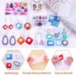 Paxcoo 678pcs Jewelry Resin Mold and Hook Kit