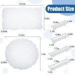 Large Silicone Resin Tray Molds with Handles