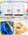 80 Oz Epoxy Resin Kit with 16 Colors & More