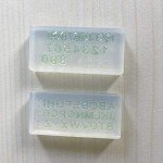 3-Piece Mini Resin Nail Art Letter & Number Mold