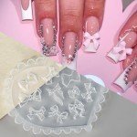 Cute Bow Silicone Molds for Nail Art