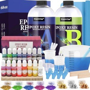 68OZ Crystal Clear Epoxy Resin Art Kit