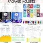 Clear Epoxy Resin 1.1 Gallon DIY Art Kit