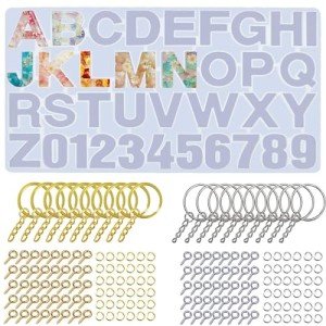 Alphabet and Number Silicone Molds for Resin Art