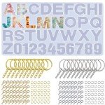 Alphabet and Number Silicone Molds for Resin Art