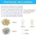 Alphabet and Number Silicone Molds for Resin Art