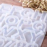 Alphabet and Number Silicone Molds for Resin Art