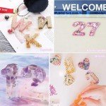 Alphabet and Number Silicone Molds for Resin Art