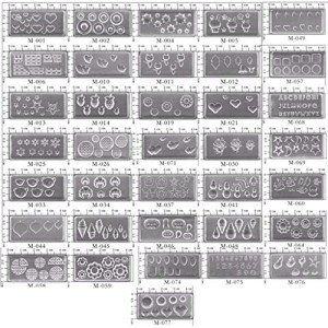 36Pcs Silicone Mold Set for Resin Art