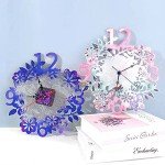 Flower Clock Silicone Mold for Resin Art