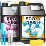 2 Gallon Clear Epoxy Resin Kit for Crafts