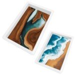 Extra Large Reusable Epoxy Resin Table Molds Set