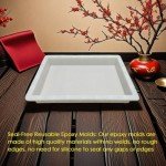 Extra Large Reusable Epoxy Resin Table Molds Set