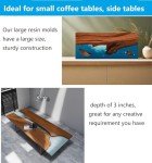 Extra Large Reusable Epoxy Resin Table Molds Set