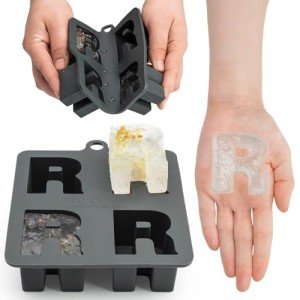 Letter R Silicone Tray for Ice, Chocolate, and Crafts
