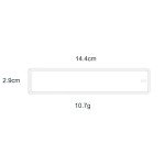 60PCS Rectangle Bookmark Silicone Molds with Tassels