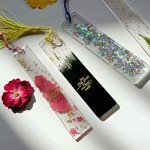 60PCS Rectangle Bookmark Silicone Molds with Tassels