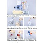 60PCS Rectangle Bookmark Silicone Molds with Tassels