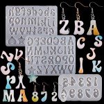 3-Piece Alphabet & Number Resin Mold Set