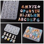 3-Piece Alphabet & Number Resin Mold Set