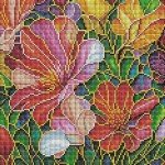 Stained Glass Flower Diamond Painting Kit