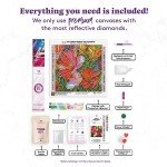 Stained Glass Flower Diamond Painting Kit