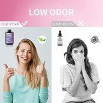 VidaRosa Quick Cure UV Resin Kit with Light - High Gloss, Transparent Casting and Doming for DIY Jewelry, Coatings, and Crafts