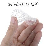 3D Letters Nail Art Mold, Mini Transparent Alphabet Nail Molds DIY Craft Carving Nail Art Silicone Epoxy Resin Molds Women Nail Accessories for Pendant Jewellery Home Decor Keychain Necklace Earrings