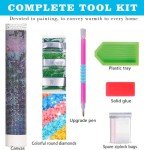 Wild Flower Diamond Painting Kit for Adults 12x16