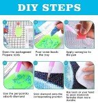 Wild Flower Diamond Painting Kit for Adults 12x16