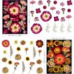Pressed Dried Flowers for Resin Art - 92 Pcs