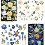 Pressed Dried Flowers for Resin Art - 92 Pcs