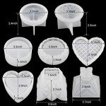 4PCS Silicone Resin Molds for DIY Jewelry Boxes