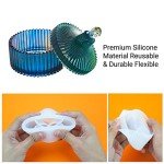 4PCS Silicone Resin Molds for DIY Jewelry Boxes